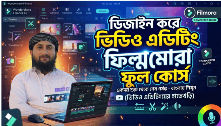 Filmora Video Editing Full Course ভিডিও এডিটিং ফিল্ম মোরা ফুল কোর্স বেসিক টু অ্যাডভান্স লেভেল পর্যন্ত